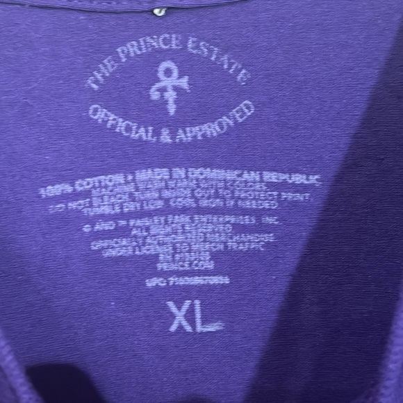 PRINCE Purple Rain Motorcycle Tshirt Short Sleeved Size XL EUC - Picture 4 of 4